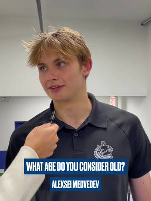 We’re all young at heart, right? 😅 #Canucks #NHL