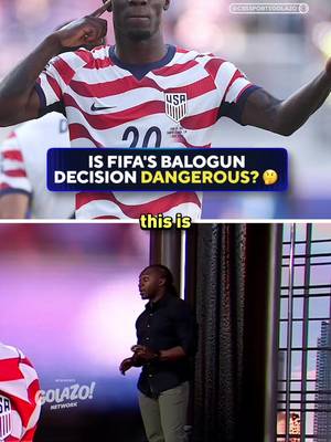 Does FIFA’s Folarin Balogun decision set a DANGEROUS precedent? 👀 #FIFAWorldCup #GolazoMatchday #USA