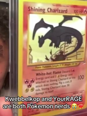 Kweb got CRAZY cards 🤯 (Twitch - yourragegaming) #yourrage #kwebbelkop #pokemon #trending #viral @Kwebbelkop 