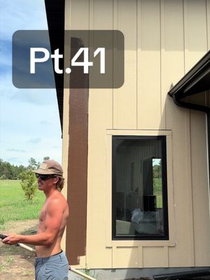 PT.41 Finished painting my house. #fyp #DIY #series #painting #customhome 