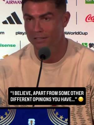 “𝐈’𝐌 𝐍𝐎𝐓 𝐃𝐎𝐈𝐍𝐆 𝐁𝐀𝐃, 𝐈 𝐁𝐄𝐋𝐈𝐄𝐕𝐄” 😏💆🏼‍♂️ “Let’s see if we beat Spain and maybe I 𝐒𝐂𝐎𝐑𝐄 𝐀 𝐆𝐎𝐀𝐋” 👀 Cristiano Ronaldo, in a 𝐯𝐞𝐫𝐲 𝐠𝐨𝐨𝐝 𝐦𝐨𝐨𝐝 ahead of big game 🍿
