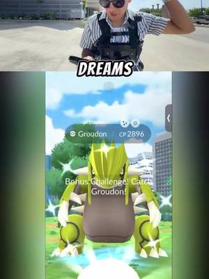 DON’T FORGET THIS ONE TIP DURING ROAD TO LEGENDS EVENT IN POKÉMON GO! Shiny Groudon with background in Pokémon Go Fest Chicago 2026??? Thanks @pokemongoapp for the free access! #pokemongofest2026