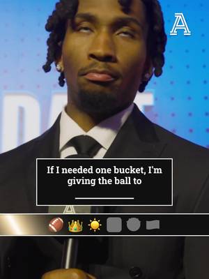 Who does Darryn Peterson believe is the next face of the NBA? He takes our finish the sentence challenge! #NBA #nbadraft #utahjazz #darrynpeterson #basketball