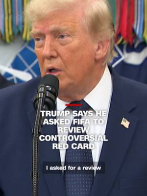 President Donald Trump said Monday that he personally asked FIFA chief Gianni Infantino to review the decision to give a red card and one-game ban to Team USA star striker Folarin Balogun — a remarkable intervention that sparked a torrent of controversy at the World Cup. FIFA on Sunday announced that Balogun would be eligible to play in the Round of 16 against Belgium Monday night, igniting a political firestorm and questions around the integrity of the tournament.