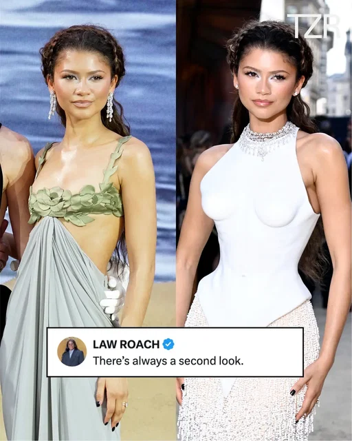 Just when we thought it couldn’t get better, #Zendaya changed out of her fresh off the runway Schiaparelli Couture gown at ‘The Odyssey’ London premiere and into a Valentino FW26 look. 📷: Getty