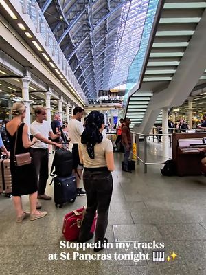 Stopped in my tracks at St Pancras International tonight 🎹✨ This incredible piano busker was playing Interstellar (yes, THAT Hans Zimmer theme) in the middle of the station and it stopped everyone in their path.  Someone needs to get this man on The Piano TV series, don't you think? Go give him some love: https://www.instagram.com/accounts/login/?next=https%3A%2F%2Fwww.instagram.com%2Fdaniel.sings2025&is_from_rle #StPancras #StreetPiano #LondonMusic #ThePiano #interstellar 