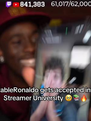 I got accepted into Streamer University 🥳📚 (Twitch - StableRonaldo) #fyp #stableronaldo #kaicenat #streameruniversity 