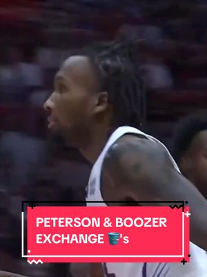 No. 2 pick Darryn Peterson and No. 3 pick Cameron Boozer went at it trading buckets to start the game at #NBASummerLeague. 🔥 (via @NBA)
