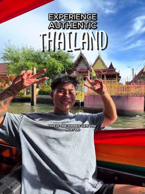 Come experience authentic Thailand! 🇹🇭 @Tripadvisor #ad  During my recent trip to Bangkok I needed a quick break from city life and wanted a RAW local experience, and this boat tour exceeded my expectations! Discover and book amazing experiences like this one on TripAdvisor!  #travel #thailand #bangkok