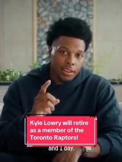 Kyle Lowry has officially announced his retirement and will retire as a member of the Toronto Raptors.  (Via: @kyle_lowry7) 