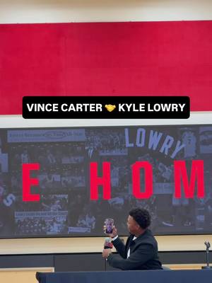 One legend to another: Vince Carter ❤️ Kyle Lowry #raptors #NBA #fyp