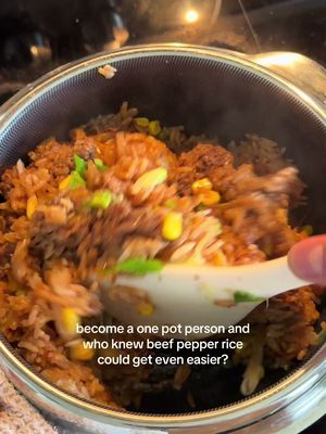 One-Pot Beef Pepper Rice 😮‍💨