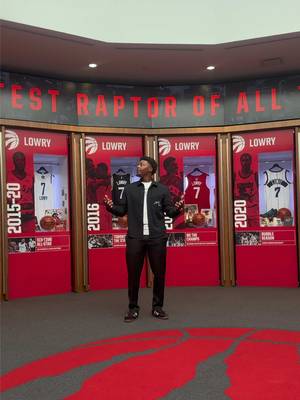 An inside look at the Kyle Lowry museum 🏀 #raptors #KyleLowry #NBA