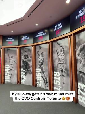 The G.R.O.A.T 🦖 Kyle Lowry retires as a Raptor and gets his own museum at the OVO Centre‼️  #raptors #toronto #NBA #lowry 
