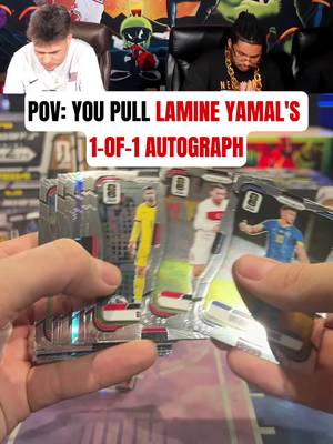 This chase is officially over🤩 Lamine Yamal 1/1 Auto🤯 🔥 #soccercards #paniniamerica #FIFAWorldCup #whodoyoucollect #footballcards #sportscards #cardpull #1of1 #lamineyamal #spain