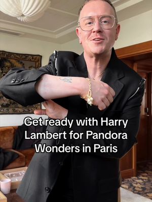 Spot the frog. 👀 🐸 Celebrity stylist @harry_lambert proves the best styling moments are the ones you never see coming. #PandoraWonders #LimitedEditionPearls #Paris #GRWM