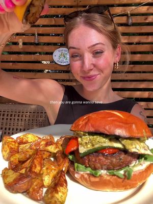 MEDITERRANEAN BEYOND BURGER + CRISPY POTATOES with @beyondmeat ad Save this one for your next BBQ !! ⭐️ You can find Beyond Burgers in the chilled and freezer aisles of major supermarkets ⭐️ For the potatoes: ▫️700g baby potatoes, quartered lengthways ▫️2 tsp dried oregano For the burgers: ▫️2 Beyond Burgers ▫️2 burger buns ▫️1 courgette, sliced into thin strips ▫️1 red pepper, cut into chunks ▫️2 tbsp basil plant-based pesto ▫️handful of rocket For the bean sauce (makes plenty!): ▫️1 x 400g tin cannellini beans plus their liquid ▫️1 garlic clove ▫️1 lemon, cut in half ▫️1 tbsp olive oil ▫️salt & pepper Method 1. Toss the potatoes with a generous glug of olive oil, the oregano, salt and pepper. Air fry at 200°C for 20 minutes, shaking halfway through, until golden and crisp. 2. Fire up the BBQ. Grill the courgettes and peppers until lightly charred and tender. Cook the Beyond Burgers for around 9 minutes, turning halfway, then lightly toast the burger buns. Place the lemon halves cut-side down on the BBQ for around 5 minutes, until beautifully charred. 3. While everything finishes cooking, blend together the cannellini beans and their liquid, the garlic, juice from the charred lemon, olive oil and a generous pinch of salt and pepper until completely smooth and creamy. 4. Spread a generous layer of the whipped bean sauce onto the bottom bun, then top with the rocket, Beyond Burger, grilled courgettes, peppers and pesto. Finish with the top bun. 5. Serve with the crispy oregano potatoes and plenty of the leftover bean sauce for dipping. ENJOY! #BeyondMeat #bbqrecipes #plantbasedburger 