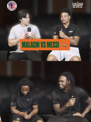 Two South Florida legends Malachi Toney and Leo Messi but only one can take the lead … 🐐🔥 @darianmensah3 Malachi Toney and @Mark Fletcher Jr. discuss who is more famous in South Florida 🤔  Presented by American Top Team  • • • • #ItsAllAboutTheU #Canes🙌 #MiamiHurricanes #TheU #miami @The College Sports Company @Miami Hurricanes @Canes Connection 