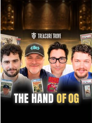 AJ, Jeremy and Buster chat with Darren Rovell about the comic book comeback, what happened to “The Hand of OG” and a whole lot more. 👀 Plus, Darren shows off some of the wildest items from his personal collection. New episode of Treasure Hunters is now live on YouTube, Spotify and Apple Podcasts. 🎧
