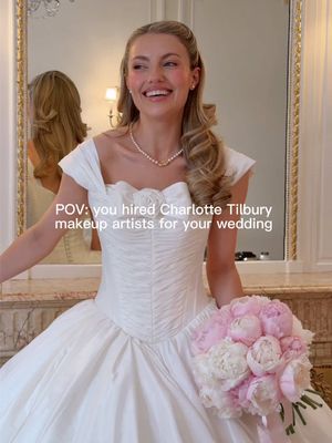I have practically only used @Charlotte Tilbury makeup my whole adult life, so it really was a dream come true to have them as my wedding makeup team, such a full-circle moment 🥹 I have truly never seen my friends, sister and mother look so beautiful, and I felt like an absolute blushing-bride princess! And how apt to be using the heart shaped beauty soulmates palette on my wedding day, it will always be extra special to me now 🤍🏹 (ad) #bridalmakeup #weddingmakeup #bridalera #2026bride 