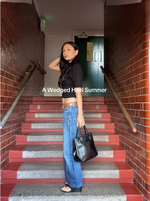 A Wedged Heel Summer  #OOTD #tonybianco #heels #grwm #outfitoftheday @TONY BIANCO 