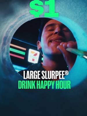 Superstitious? Well don’t chance your luck and miss this deal on the Powerade® Blood Orange Kick Slurpee® drink ✨   It’s just $1 for a large Slurpee during Happy Hour (Mon – Fri, 3pm til 6pm)  with 7REWARDS® . While supplies last. Available at participating stores