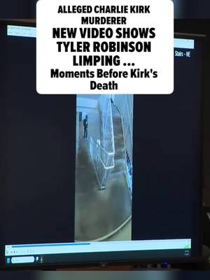 ⚠️🚨 Tyler Robinson, the 23-year-old alleged assassin of Charlie Kirk, is now in the second day of his preliminary hearing ... and a law enforcement officer is testifying against Robinson's noticeable limp -- caught on video the day of the shooting -- which is claimed to be because of a weapon tucked in his pants.