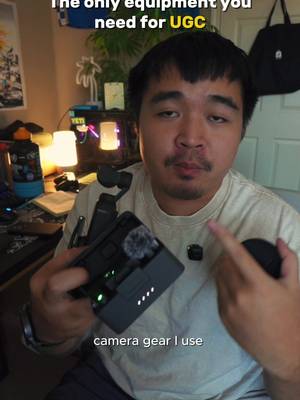 What type of camera gear do you need for UGC? 📸  #ugc #maleugccreator #ugccreator #ugccommunity #techugc 