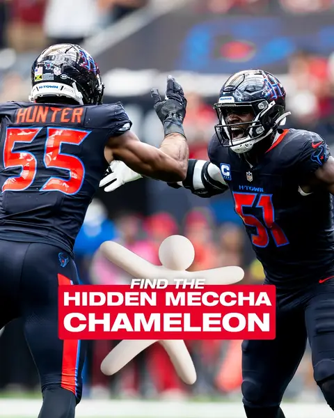 Can you go 5/5 in this Texans x Meccha Chameleon challenge? 👀 #houston #texans #gaming #mecchachameleon #spot 
