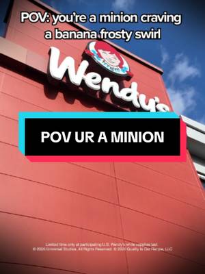 One small step for man. One giant meal for Minion-kind. Lucky for you, the Minions & Monsters meal is within arm’s reach at your nearest Wendy’s. See the movie in theaters now.