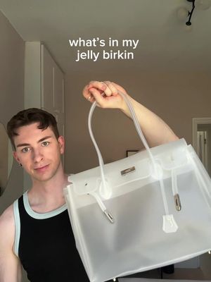 what’s in my jelly birkin? 🤍 #birkin 