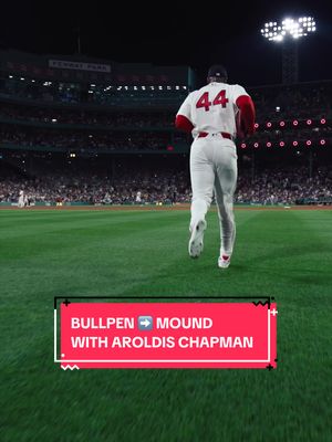 POV: You take the mound with MLB’s all-time leader in relief strikeouts #aroldischapman #MLB #redsox #History 