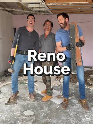 Check out this Full H̶o̶u̶s̶e̶ Garage transformation! 🤩 #renovation #johnstamos #propertybrothers
