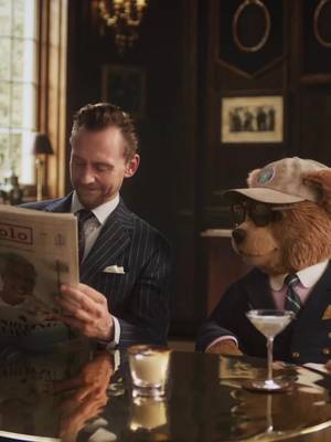 Nobody does @wimbledon style like the #PoloBear and #TomHiddleston, seen at The Championships in classic #PoloRLStyle and signature #RalphLauren tailoring.  #Wimbledon    This series was artfully created using live-action footage and CGI technology.