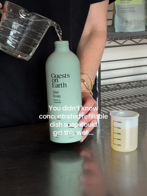 Our chemist Frank said the dish soap was the most difficult to formulate, but we did it. A highly concentrated dish soap that thickens when mixed with water. ⚗️🧪… clean ingredients ✅ performance unmatched ✅ 
