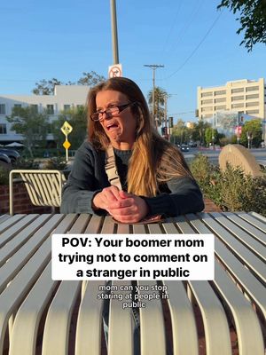 Boomers, amiright? #boomers #comedy #mom #staring #bluehair 