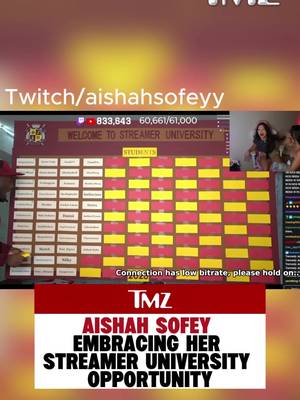 Aishah Sofey says she's ready to prove herself at Streamer University. 🎓