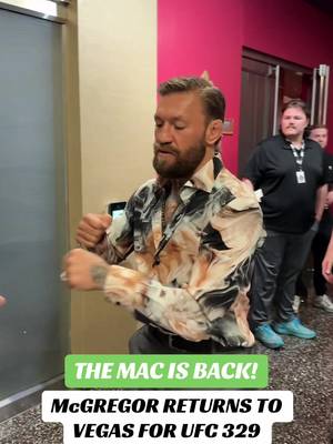 Conor McGregor has arrived in Las Vegas for #UFC329 fight week 📍🇮🇪🎰  (via @ufcontnt) 