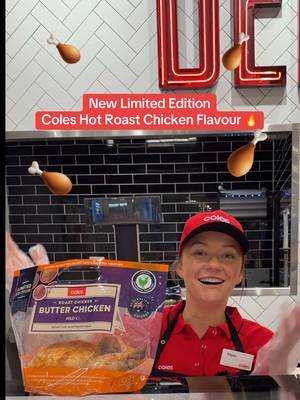 Butter Chicken fans, this one’s for you! 🍗 Our Coles RSPCA Approved Butter Chicken Hot Roast Chicken* has just launched 🤤  *Limited time only, while stocks last. #HotRoastChicken #Coles 