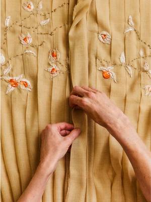 Haute Couture “flou” [soft textiles] atelier, 31 Rue Cambon, Paris. Fall Winter 2026 Haute Couture Matthieu Blazy for CHANEL #CHANELHauteCouture #CHANELShow 