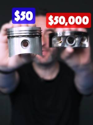$50 vs $50,000 piston - what's actually different? #Piston #F1 #Engineering