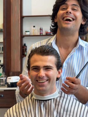 Italian haircut 🇮🇹 With Antonio Monaco, the best barber in San Francisco.