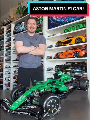 New LEGO Aston Martin F1 car! I love building these and it’ll look awesome next to the others! #LEGO #AstonMartin #F1 #Racing #Formula1