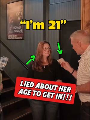 Said she’s 21, should I let this slide?? 😂🪪 #comedy #prank #funny #comedyclub #id 