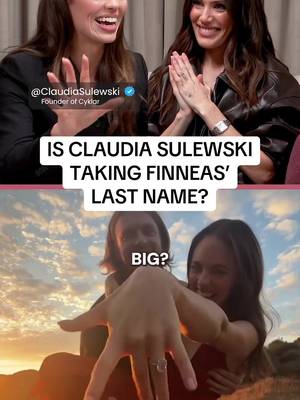 Watch the full episode now on YouTube. @Claudia Sulewski reveals it she is taking @FINNEAS last name 