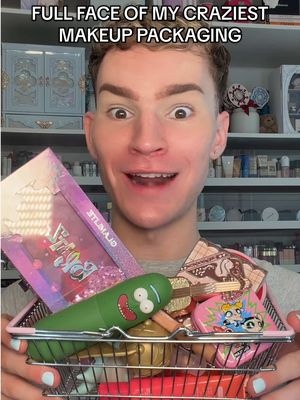 Replying to @~*Mia*~ picking out a full face of my craziest makeup! #makeup #viralmakeup #makeupchallenge #beauty #makeupcollection 