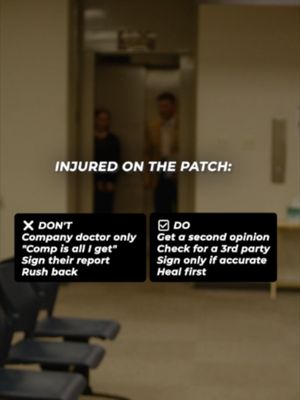 An injury at work doesn't mean you have to accept the first answer you're given. A second medical opinion, accurate documentation, and understanding all of your legal options can make a significant difference. Before signing anything or returning to work, make sure you're protecting your health and your rights. #WorkplaceInjury #OilfieldAccident #TexasLaw #WestTexas #PersonalInjury #LegalTips