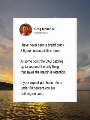 Revenue gets you customers. Retention builds a business. Every consumer brand eventually reaches the point where CAC rises faster than they’d like. The brands that keep growing aren’t the ones spending the most on acquisition, they’re the ones giving customers a reason to come back. What’s your current repeat purchase rate?