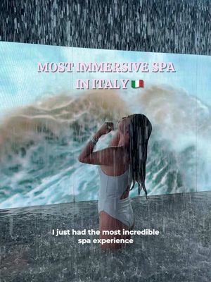 I already want to go back to this spa 😭 I went to the viral thunderstorm spa in Milan, Italy and it exceeded all of my expectations 🙌🏼 You need to go to QC Termemilano if you’re planning to visit Milan! #milanitaly #qctermemilano #milanspa 