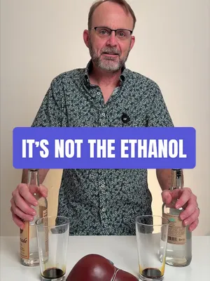 Ethanol isn’t the problem, it’s what it turns into #Cheers #liverhealth #drinktok #alcoholscience #liverscience